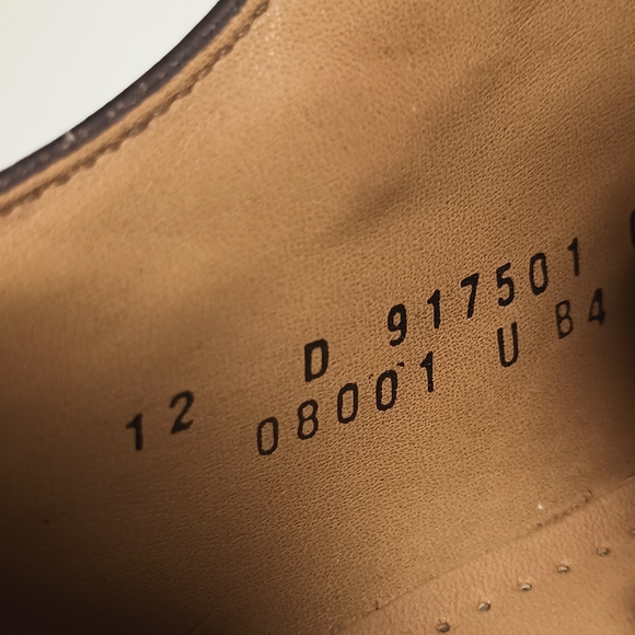 Cole Haan Men's Oxblood Red Cap Toe Oxford Dress Shoes Size 12 - Picture 11 of 12